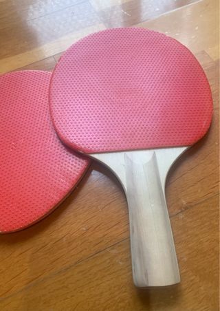 2 Palas de Ping Pong Rojas