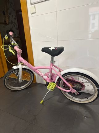 Bicicleta infantil rosa 4-6 años