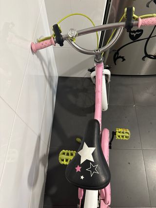 Bicicleta infantil rosa 4-6 años