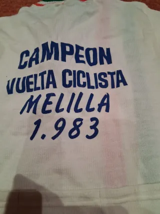 Maillot Ciclismo Retro Vuelta Ciclista Melilla