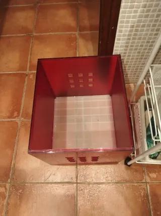 dispongo de 2 Cubos iguales Almacenaje Ikea Rojo P