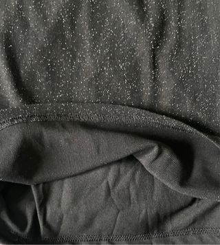 Vestido negro con brillo