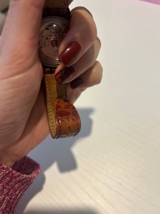 Orologio Swatch Automatico Pelle Marrone