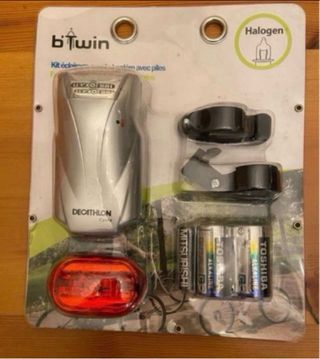 Kit Luces Bici B'Twin Halógena