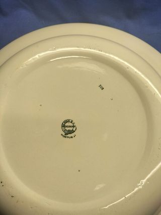 Prato Louças Sacavém Grande Flores Vermelhas