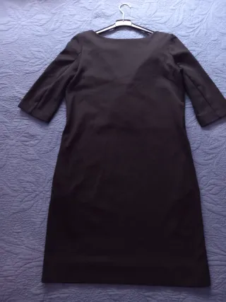 Vestido elástico negro