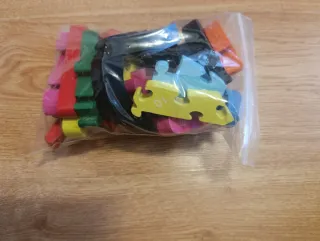 Puzzle Tractor Letras Colores