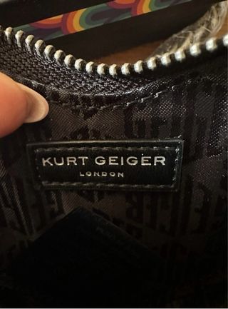 Borsa Kurt Geiger Heart Glitterata Nuova