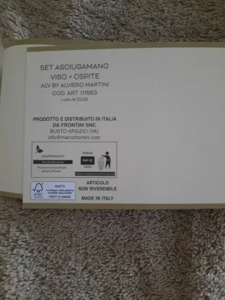 Set Doccia Malva Just+Asciugamani Alviero Martini