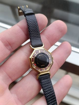 Reloj Juvenia Mistery Skeleton Oro Negro