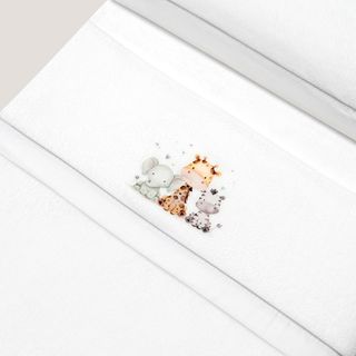 Interbaby - Juego Sabanas Cuna 60x120 Poliester 10