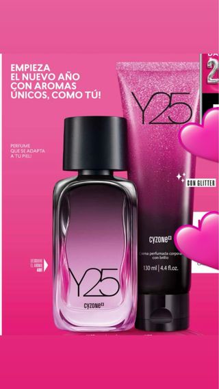 Perfume Cyzone Y25 Crema Corporal Con Glitter