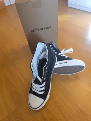 Converse Deportivas Mujer Negras y Blancas