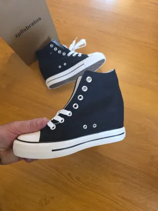 Converse Deportivas Mujer Negras y Blancas