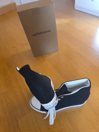 Converse Deportivas Mujer Negras y Blancas