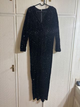 Mono lentejuelas negro