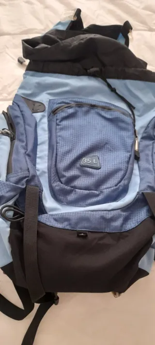 Mochila senderismo 35L azul