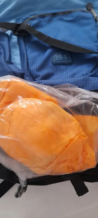 Mochila senderismo 35L azul