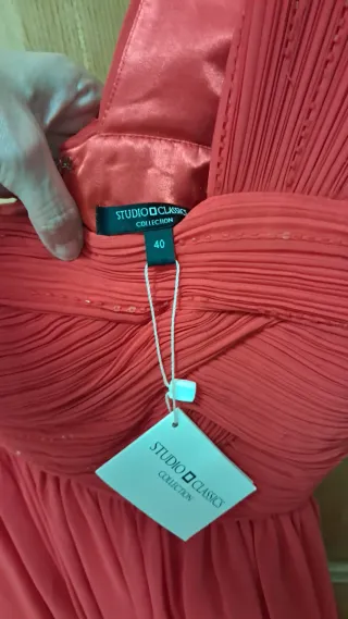 Vestido fiesta rojo T.40 Studio Classics