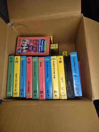 VHS Barrio Sésamo Colección Infantil Español