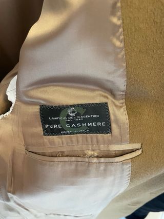 Giacca uomo puro cashmere marrone