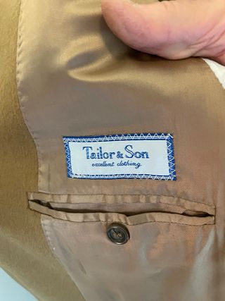 Giacca uomo puro cashmere marrone