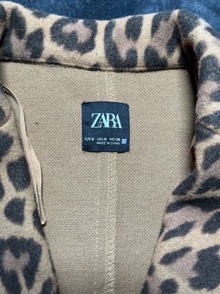 Chaqueta Zara Estampado Animal Print