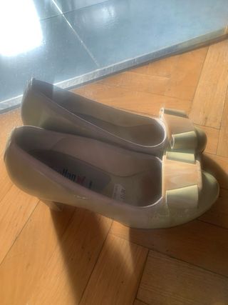 Zapatos Callaghan Tacón Mujer Beige/Gris