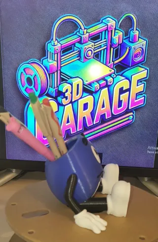 Portaoggetti stile cartoon (mem's)