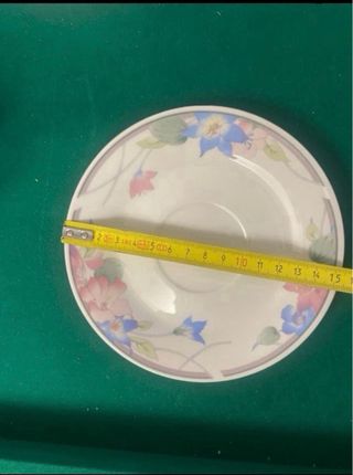 Juego de café porcelana floral sin estrenar