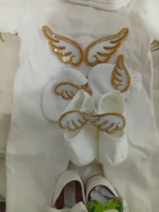 Vestido y mochila para bebé y mamá