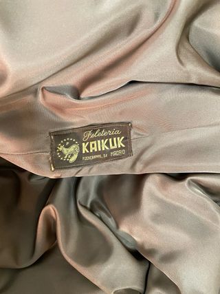 Chaquetón de pelo marrón