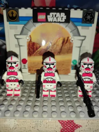 Lotto 3 Minifigure Lego Star Wars