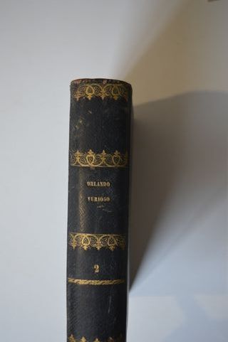 LIBRO ORLANDO FURIOSO LUDOVICO ARIOSTO 1872