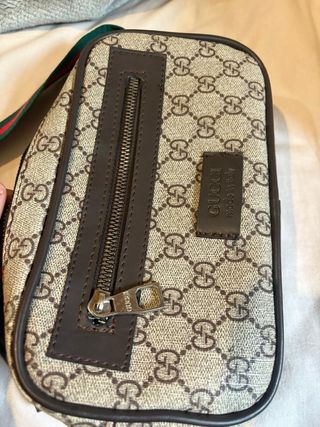 Riñonera Gucci Beige y Marrón