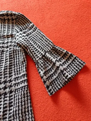 Vestido Zara Blanco y Negro