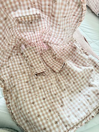 Saco silla paseo + funda coche bebé rosa