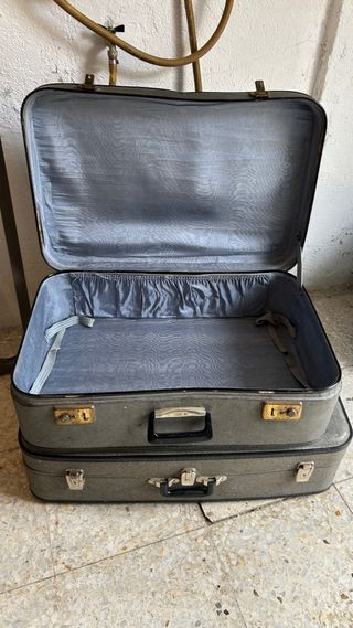 Maletas Vintage Estampado Cuadros