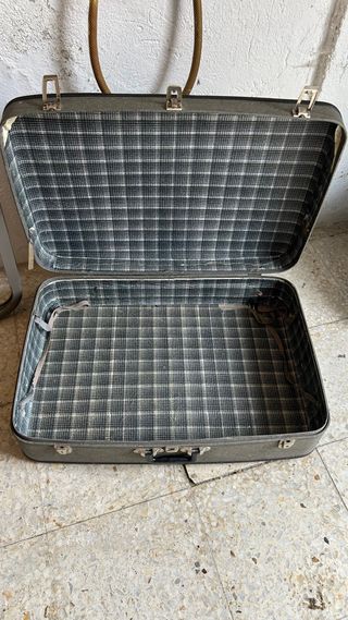 Maletas Vintage Estampado Cuadros
