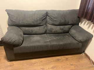 Sofá Cama Gris Tela