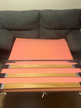 Sofá Cama Gris Tela