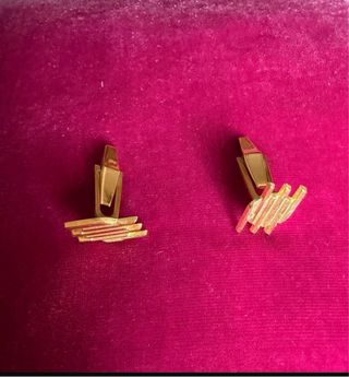 Gemelos Banco Hispano Americano Dorados