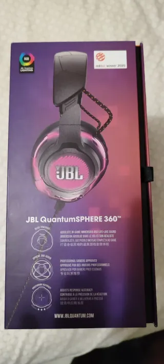 Auriculares JBL Quantum ONE Negros/Naranjas