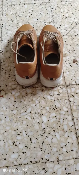 Zapatos de cuero Jack & Jones marrones