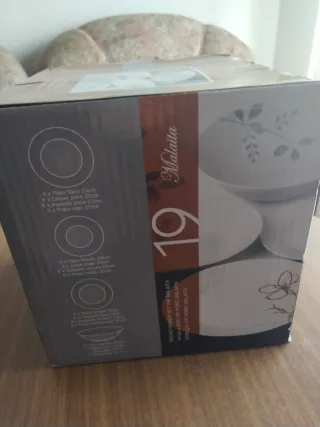 Conjunto de Platos 19 Piezas