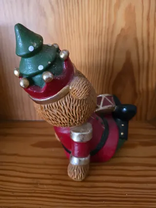 Figura de oso navidad