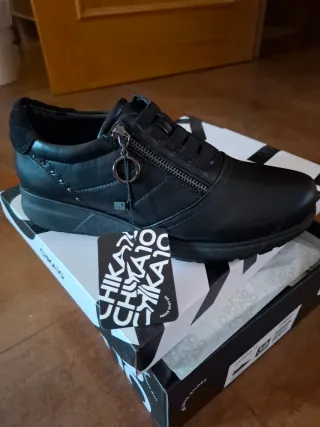 Zapatos Chika10 Mujer Talla 38 Negros