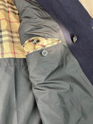 Abrigo Burberry Azul Marino