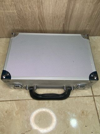 Maletín Plata y Negro