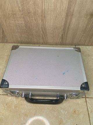 Maletín Plata y Negro